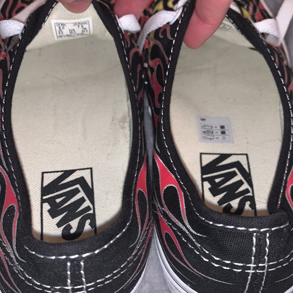 Flames Mash Up Vans - Picture 7 of 8